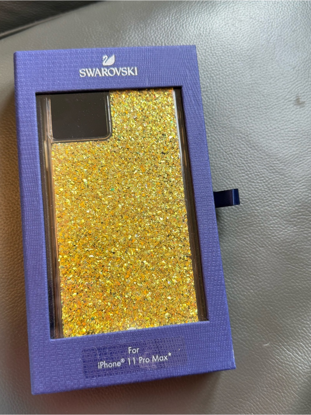 Swarovski Glitter Gold iPhone 11 Pro Max Case